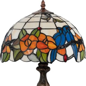 BRILAGI - Tiffany vitrázs asztali lámpa JUNGLE 1xE27/60W/230V