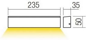 Redo 90394 - LED Kültéri fali lámpa OMNIA LED/12W/230V 3000K IP54 szürke