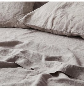 EMI Barna lenvászon lepedő, Fix dupla lepedő 200x240