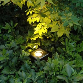 Földi spot acél 10,5 cm IP65 - Basic Square