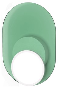 Mennyezeti / fali lámpa DOT 03, többféle változat - TUNTO Modell: fekete keret és burkolat, fekete fém panel