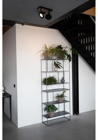 Fekete spotlámpa 12x28 cm Dice – Zuiver