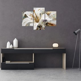 Kép - Absztrakció liliommal (90x60 cm)