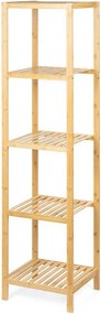 Natúr színű bambusz fürdőszobai polcos állvány 37x140 cm Skaren – Bonami Essentials