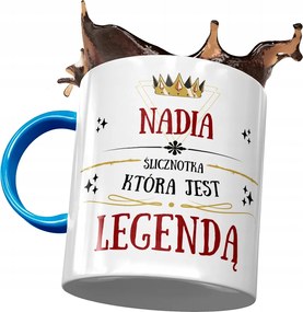 Kék Bögre Nadia Feleség Barátnő Nyomtatott Fotóval