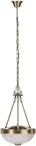 Rabalux csillár e27 2x60w fehér/bronz annabella
