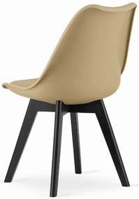 BALI MARK 4 db bézs étkezőszék készlet