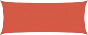 vidaXL terrakotta HDPE napvitorla 160 g/m² 2 x 4,5 m