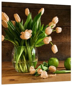 Tulipánok vázában (30x30 cm)