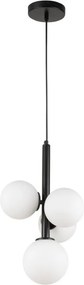 SIGMA LIGHTING 33487 PERLA Modern Függesztett Lámpa Fehér, Fekete G9 IP20