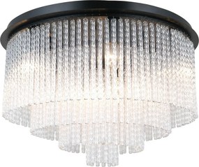 Italux glamour modern mennyezeti lámpa naute matt fekete itxplf-40931-9a-bk