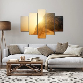 Hegy a ködben képe (150x105 cm)