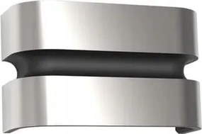 Homlokzati lámpa kültéri fali lámpa Maya ezüst Led 15W Lutec