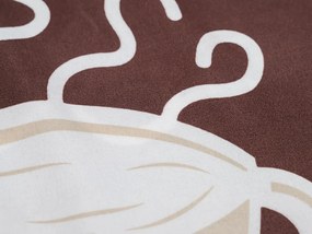 COFFEE barna pamut ágyneműhuzat