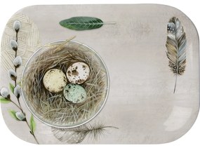 Szervírozó tálca 20.5x14.5 cm Eggs and Feathers - IHR