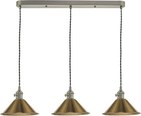 Dar Lighting HADANO HAD3661-01 Függőlámpa 3x40W/E14