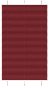 pliszírozott redőny Bordeaux piros 120x200 cm szövetszélesség