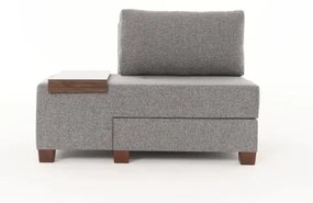 Egyszemélyes kanapéágy- Perenna Linen Balos - Szürke