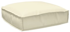 Raklap párna készlet 2 pcs Krém 50 x 50 x 12 cm Oxford szövet