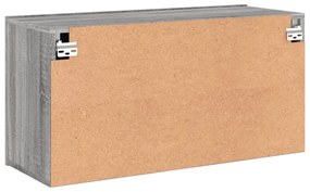 szürke sonoma színű falra szerelhető TV-szekrény 80 x 30 x 41cm