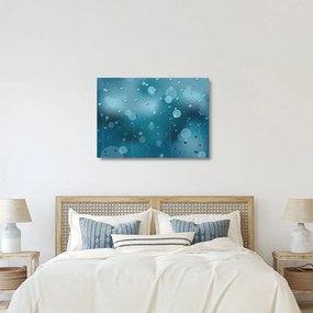 Cseppek képe (üvegen) (70x50 cm)