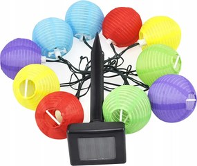napelemes lámpa fényfüzér Lampionok 10 Led dekoráció P-702