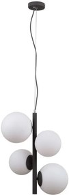 ITALUX PND-44213-4A-SBL RIGA Modern Függesztett Lámpa Fehér, Fekete E14, E27 IP20