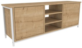 TV asztal Otosello (fehér + tölgy). 1107343