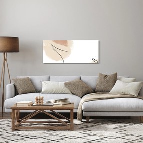 Kép - Fehér absztrakció (120x50 cm)