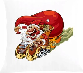 Párna párnahuzat Őrült Mikulás Karácsonyi ajándék