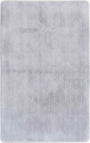 Rabbit 3D szőnyeg 80x150 cm Silver, puha és csúszásgátló