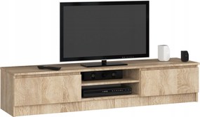 Rtv asztal szekrény 2D1P 160cm sonoma tölgy komód Akd