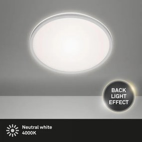 Briloner 3046-014 - LED Mennyezeti lámpa LED/15W/230V 4000K átm. 28 cm ezüst