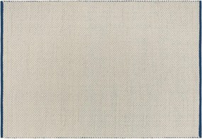 Kék-bézs kézi szövésű gyapjú szőnyeg 170x240 cm Lenu – noo.ma