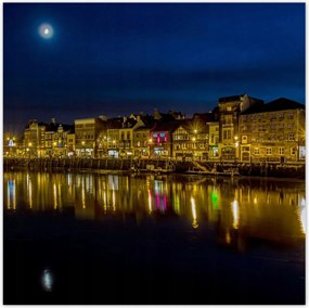 Poszterek 70x70 Tengerparti város