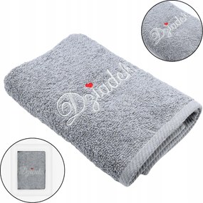 Törölköző Ajándék Nagyszülők Napjára 100% Pamut Törölköző Nagyszülőknek 50X100 CM