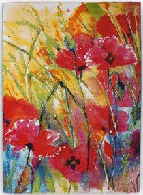 Színes Szőnyeg Folklore 80x150 cm Virágos Modern Puha Nappali