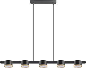 POLUX 328076 MIRELLA Modern Led FĂŒggesztett LĂĄmpa Fekete, Arany GX53 IP20