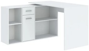 CARROLL íróasztal fehér színben, 120 cm