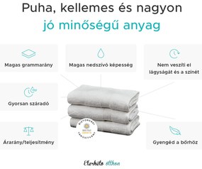 SOFT fürdőlepedő 70x125 cm barna, 100% pamut