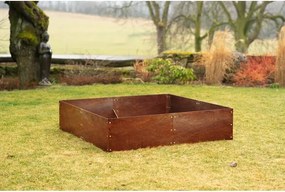 Alto Emelt ágyás 148 x 148 x 36 cm, corten CORGARDEN 1013