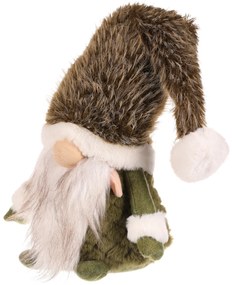 Karácsonyi dekoráció Tündér  álló, magasság 30 cm, zöld/fehér, 30 cm