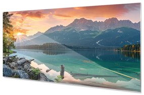 Wallplex konyhahátfal Napsütötte Táj (Méret: 60x180)