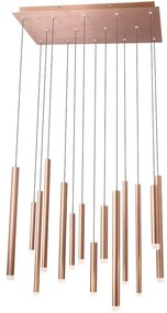 Redo 01-2055 - LED Csillár zsinóron MADISON 14xLED/4W/230V réz