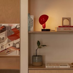 FARO 56103 - Csipeszes asztali lámpa 2in1 BELA 1xE27/15W/230V piros