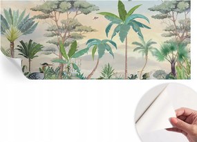 Divatos öntapadós fali tapéta Egzotikus növényvilág 250x104 cm