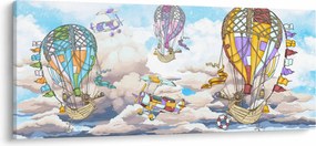 Kép - Expedíció a felhőkben (120x50 cm)