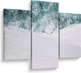 Kép - Türkiz absztrakció (90x60 cm)