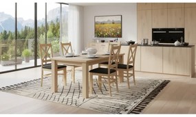 Étkezőszék NATE Sonoma tölgy/fekete