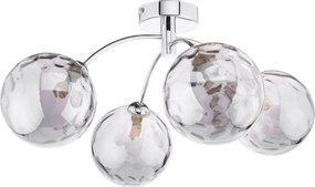 Dar Lighting modern mennyezeti lámpa izzy csiszolt króm darizz0450-10